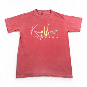 Key West Florida Shirt Adult MEDIUM Red Comfort Colors Retro Style
